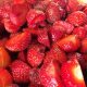 Strawberries for homemade jam