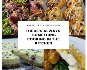 Collage of food pictures
